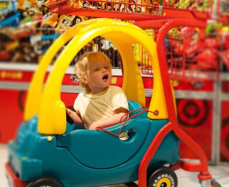 Caddy-Voiturette avec klaxon